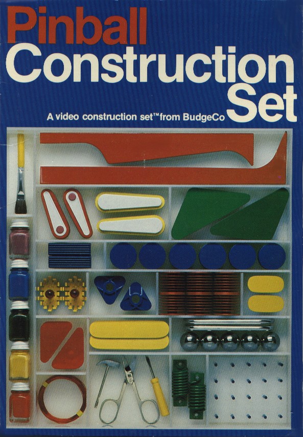 Packaging cover Pinball Construction Set Apple II.