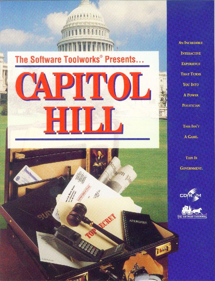 Packaging cover Capitol Hill PC, CD-ROM.