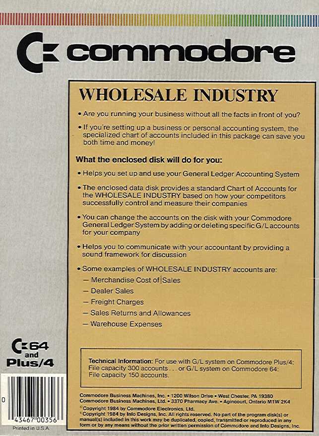 Retail Box back Wholesale Industry.