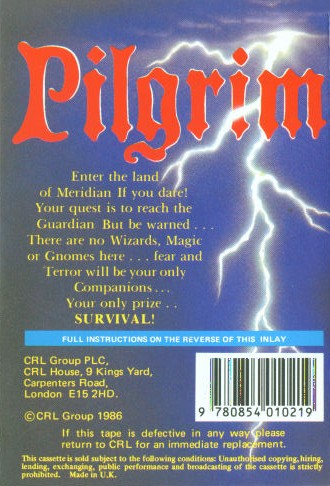 Cassette back Pilgrim.