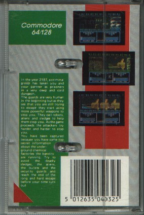 Cassette back Thunderforce.