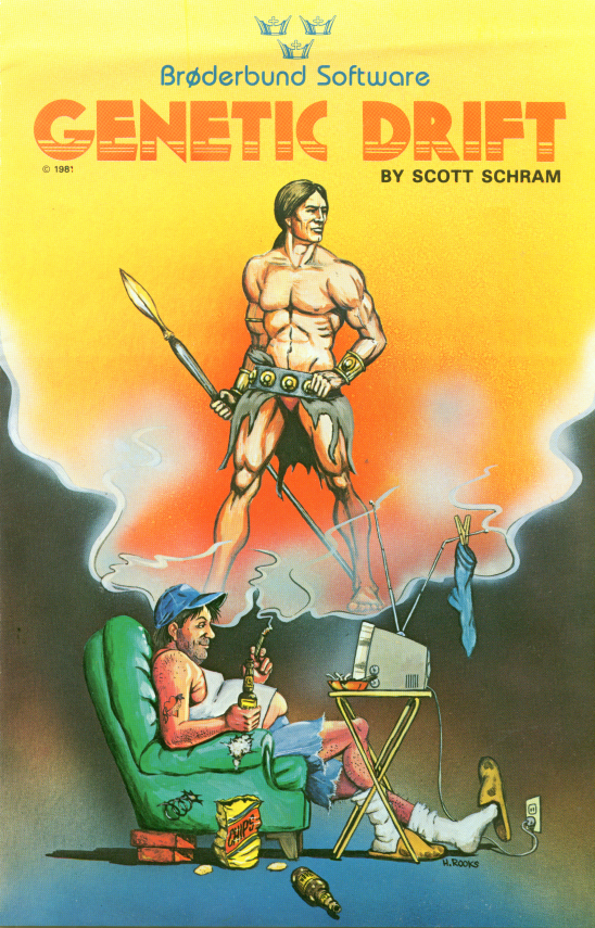 Packaging cover Genetic Drift Apple II.