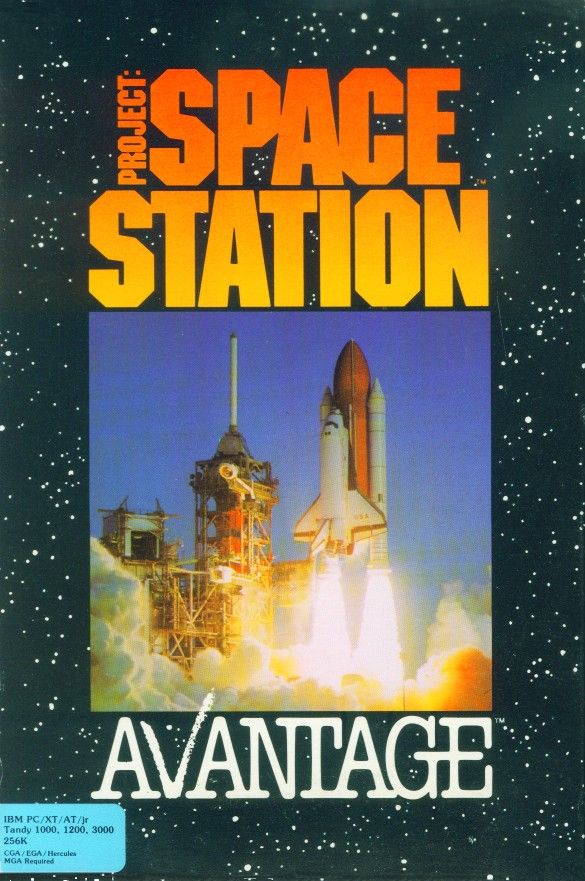 Packaging cover Project Space Station PC DOS.