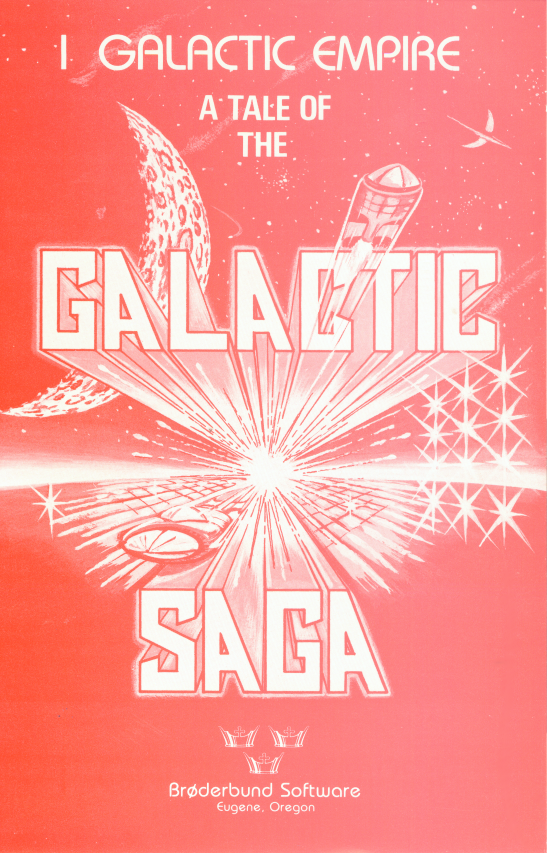 Packaging cover Galactic Saga I: Galactic Empire Apple II.