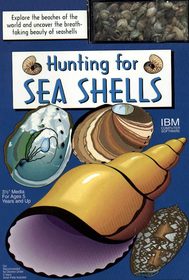 Packaging cover Hunting For Sea Shells PC DOS.