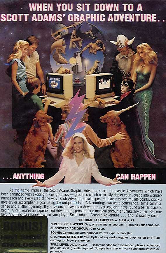 Cardboard Sleeve With Styrofoam back S.A.G.A. #3: Secret Mission.