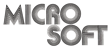 1975 Microsoft logo.