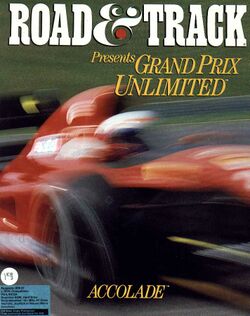 Retail Box cover Road & Track Presents Grand Prix Unlimited.
