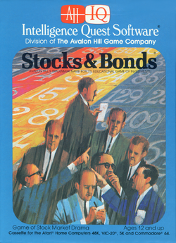 Retail Box cover Computer Stocks & Bonds.