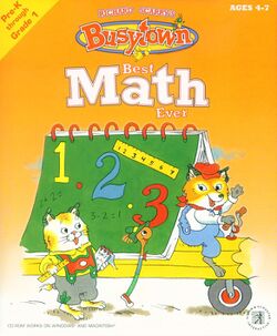 Retail Box cover Richard Scarry's Busytown Best Math Ever.