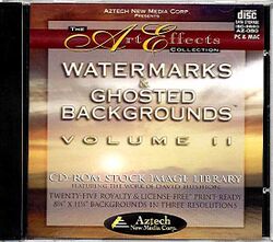 Jewel Case cover Watermarks & Ghosted Backgrounds Volume II.