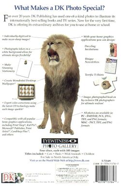 Retail Box back Eyewitness Photo Gallery Premier Collection.