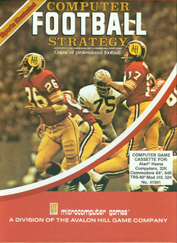Retail Box cover Sports Illustrated Computer Football Strategy.