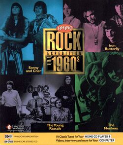 Retail Box cover Rhino Rock Expedition The 1960's.
