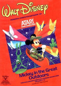 Retail Box cover Mickey In The Great Outdoors.