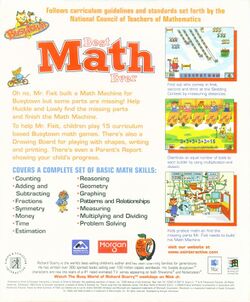Retail Box back Richard Scarry's Busytown Best Math Ever.