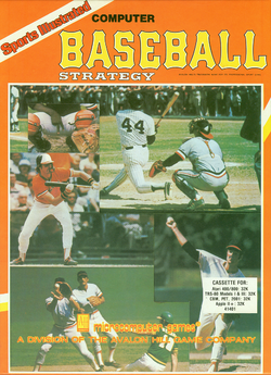 Retail Box cover Sports Illustrated Computer Baseball Strategy.