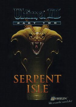 Retail Box cover Ultima VII Part Two: Serpent Isle.