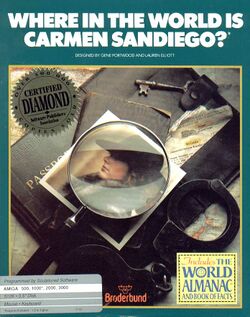 Retail Box cover Where In The World Is Carmen Sandiego?.