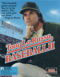 Retail Box cover Tony LaRussa Baseball II.