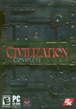 Retail Box cover Sid Meier's Civilization Complete.