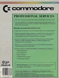 Retail Box back Professional Services.