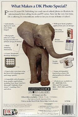 Retail Box back Eyewitness Photo Gallery Volume 3 Wild Animals.