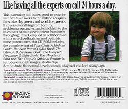 Retail Box back Parenting Prenatal To Preschool.