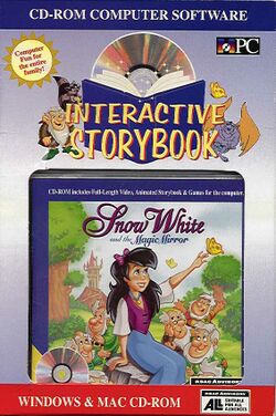 Retail Box cover Snow White And The Magic Mirror.