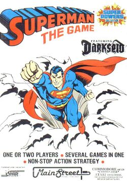 Retail Box cover Superman The Game.