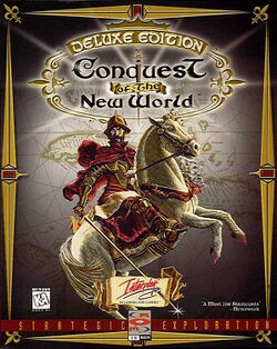 Retail Box cover Conquest Of The New World Deluxe Edition.