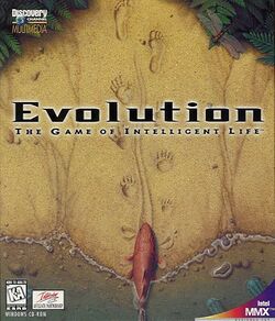 Retail Box cover Evolution The Game Of Intelligent Life.
