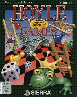Retail Box cover Hoyle Book Of Games Volume 3 Great Board Games.