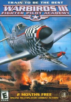 Retail Box cover Warbirds III: Fighter Pilot Academy.