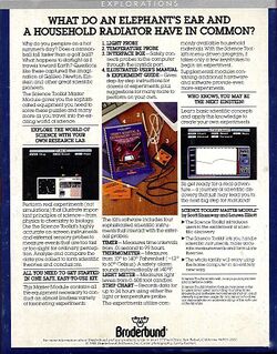 Retail Box back Science Toolkit Master Module.