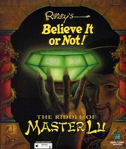 Retail Box cover Ripley's Believe It Or Not The Riddle Of Master Lu.