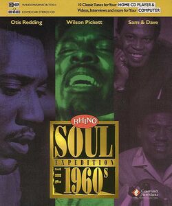 Retail Box cover Rhino Soul Expedition The 1960's.