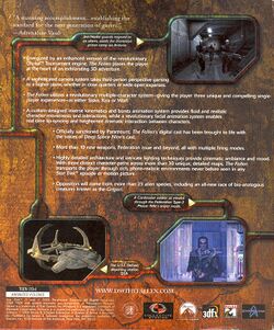 Retail Box back Star Trek Deep Space Nine The Fallen.