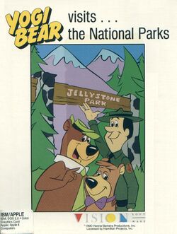 Retail Box cover Yogi Bear Visits The National Parks.