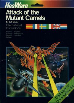 Retail Box cover Attack Of The Mutant Camels (No screenshots on back).