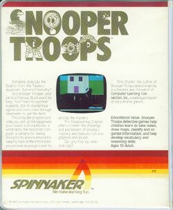 Plastic Clamshell back Snooper Troops Case #2 The Disappearing Dolphin.