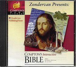 Jewel Case cover Zondervan Presents: Compton's Interactive Bible NIV.