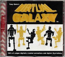 Jewel Case cover Tony Quinn's Virtual Galaxy.