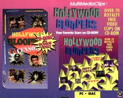 Retail Box cover Hollywood Bloopers.