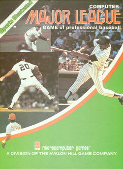 Retail Box cover Sports Illustrated Computer Major League.