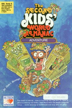 Retail Box cover Second Kids' World Almanac Adventure.