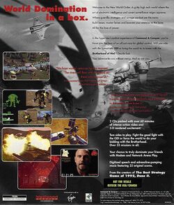 Retail Box back Command & Conquer.
