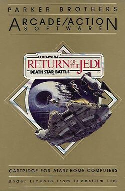 Retail Box cover Star Wars Return Of Jedi Death Star Battle.