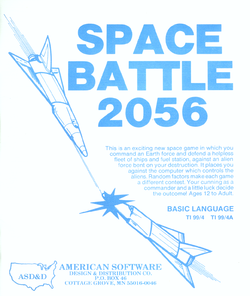Retail Box cover Space Battle 2056 / Land On Mars.