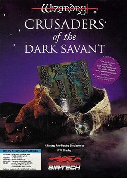 Retail Box cover Wizardry: Crusaders Of The Dark Savant.